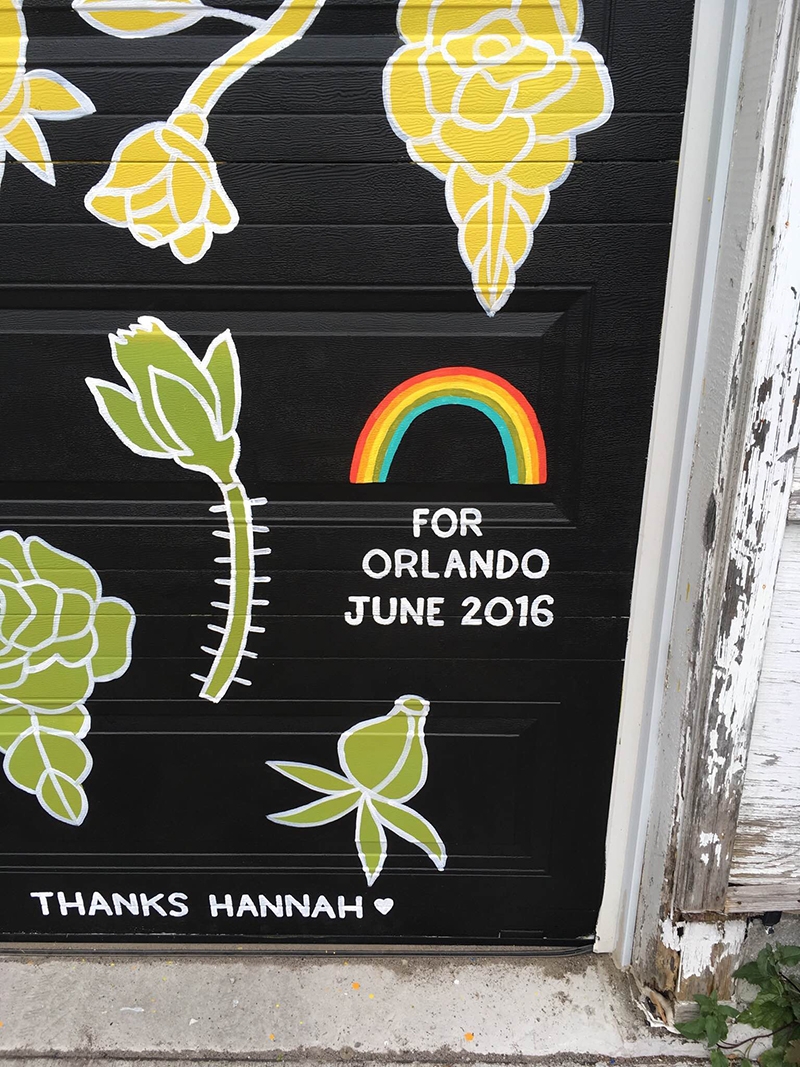 Garage Door Mural