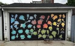 This Garage Door Mural is a Beautiful Tribute to the Orlando Shooting Victims