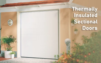 Keep your garage warm and dry with thermally insulated sectional doors
