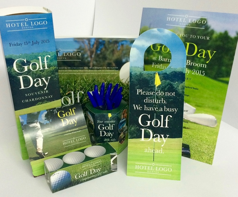 A printed advertising pack we previously created and printed.