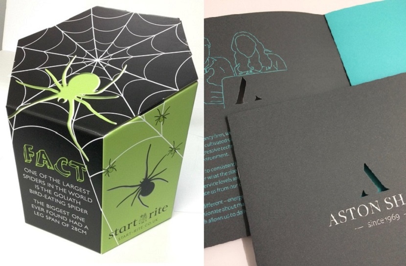 Two examples of the products we can create from die cutting.