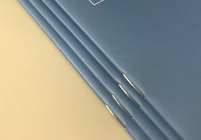 An example of our Saddle Stitching.