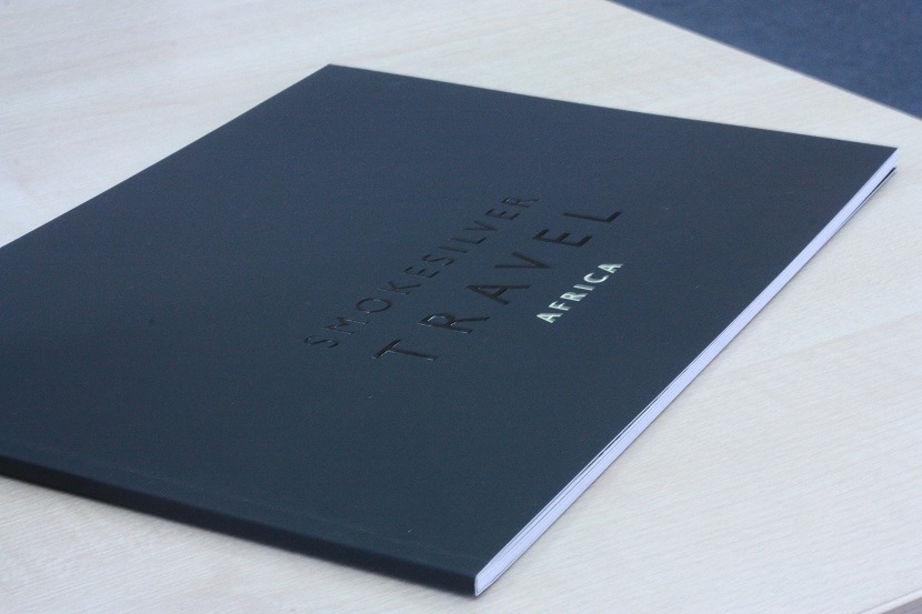 Cover of a high end travel brochure