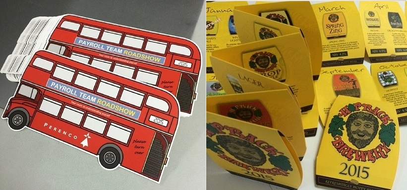 Products we made by die cutting.