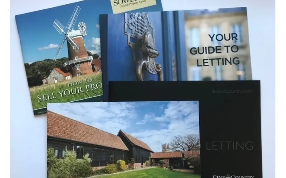 estate agent printed brochures