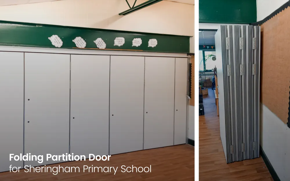 folding partition doors