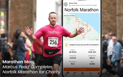 Marathon Man: Marcus Pead Completes Norfolk Marathon for Charity