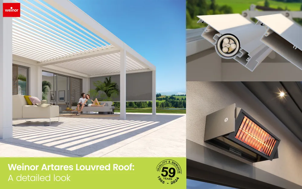 weinor artares louvred roof