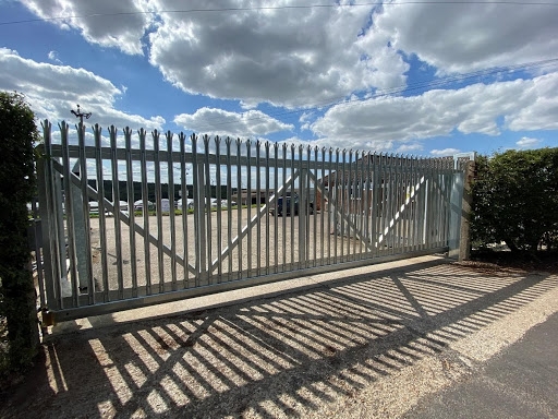 Cantilever Automatic Gate Installed by Cooks Doors in Norfolk