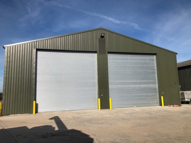 titan doors for Woodbridge grain store