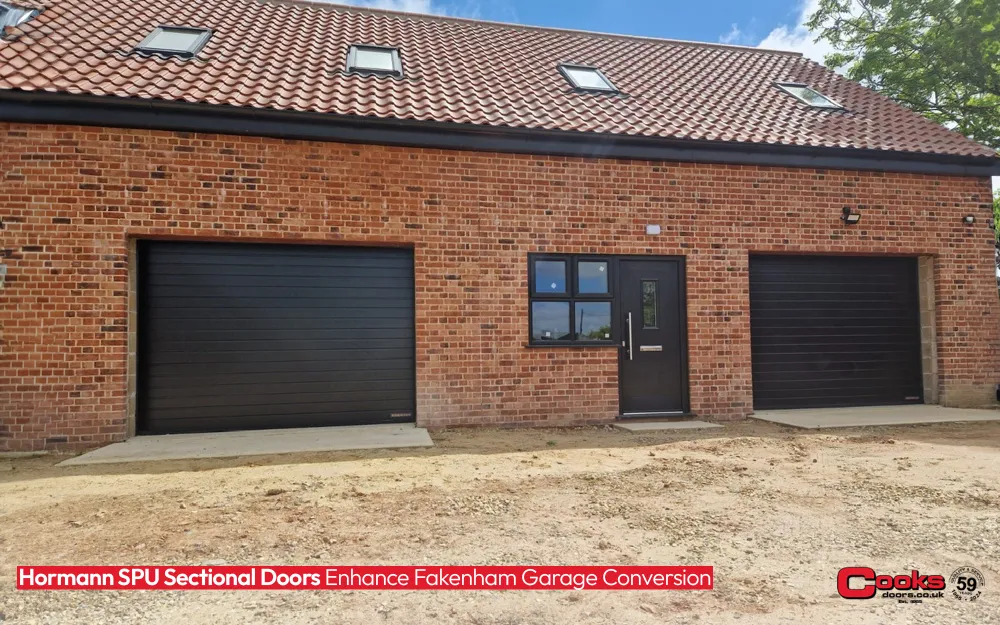 Hormann SPU Sectional Doors Enhance Fakenham Garage Conversion