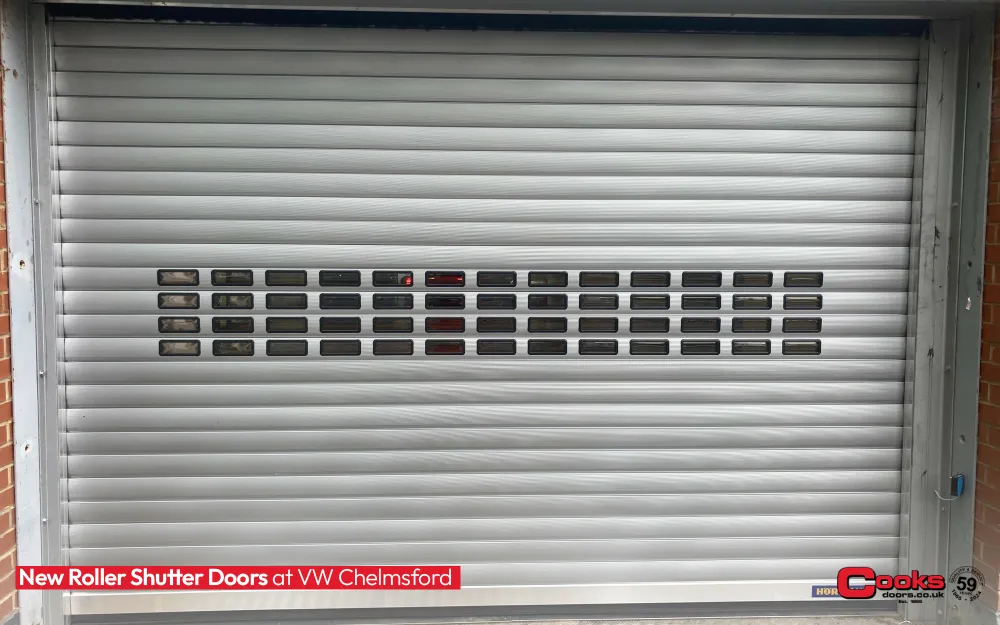 New Roller Shutter Doors at VW Chelmsford