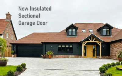 New Insulated Sectional Garage Door for Stunning Property in Oulton, Lowestoft