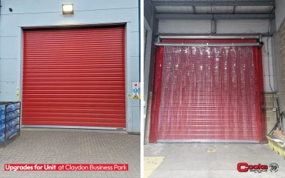 Peek Behind the Plastic Curtain: Upgrades for Unit at Claydon Business Park