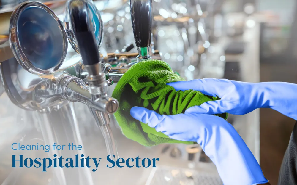 cleaning in the hospitality sector