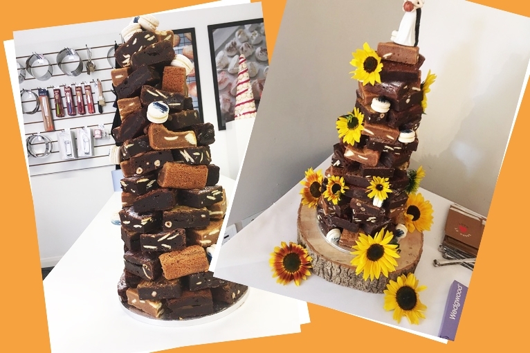 18th Birthday Brownie tower - with 3... - Miss Dotty's Cakes | Facebook