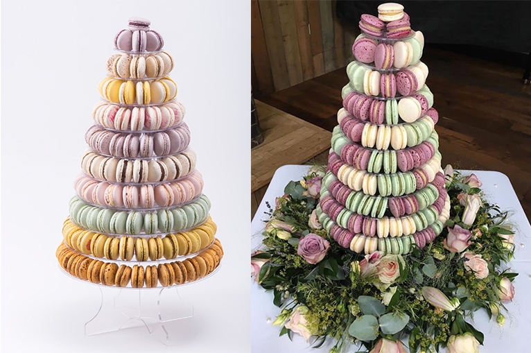 28 Stunning Macaron Wedding Cakes to Make a Statement