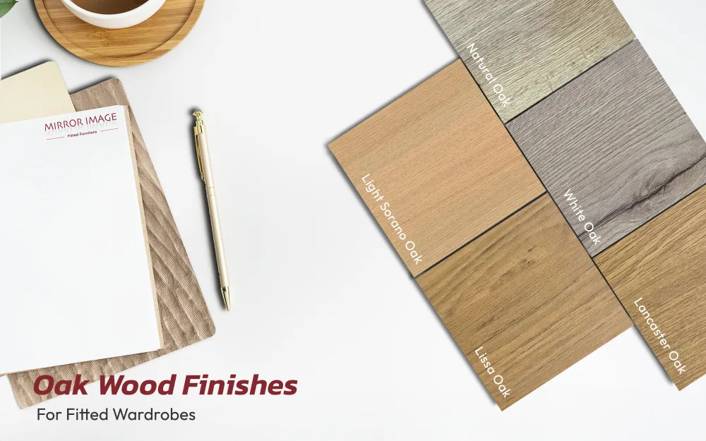 Popular Oak Wood Finishes for Fitted Wardrobes