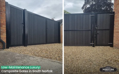 Low-Maintenance Luxury: Composite Gates Installed in South Norfolk