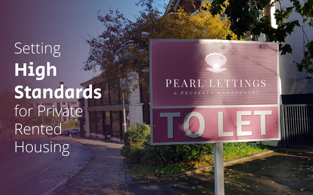 Pearl Lettings TO LET sign outside property