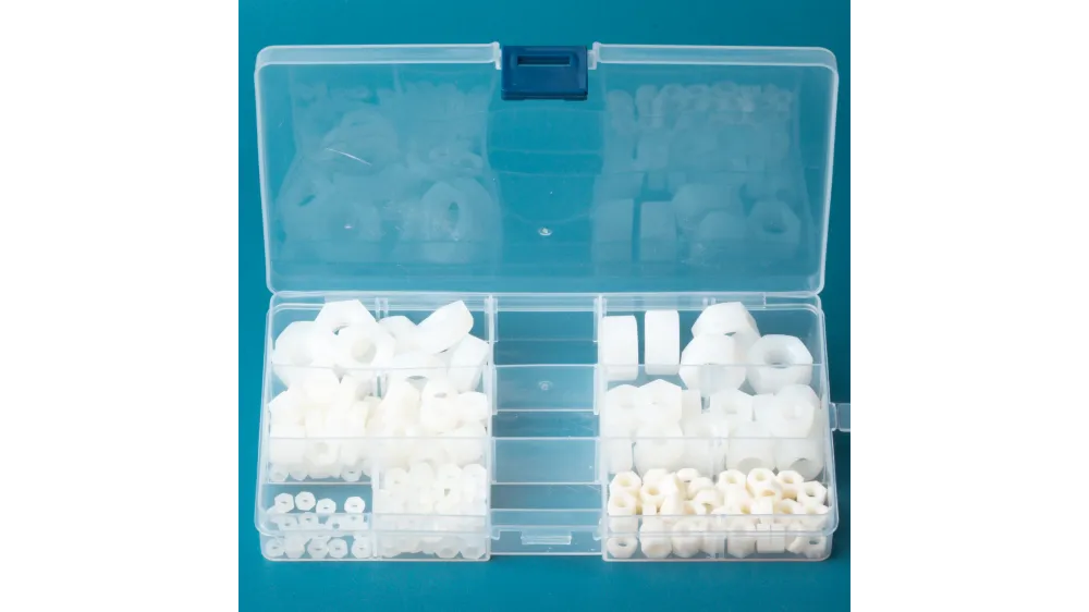 Nylon Hex Nuts - Assorted Kit