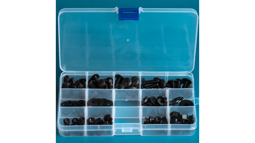 Nylon Mushroom Head Screws, Nuts and Washers - Assorted Kit