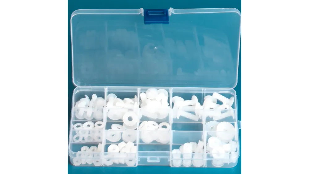 Nylon Mushroom Head Screws, Nuts and Washers - Assorted Kit