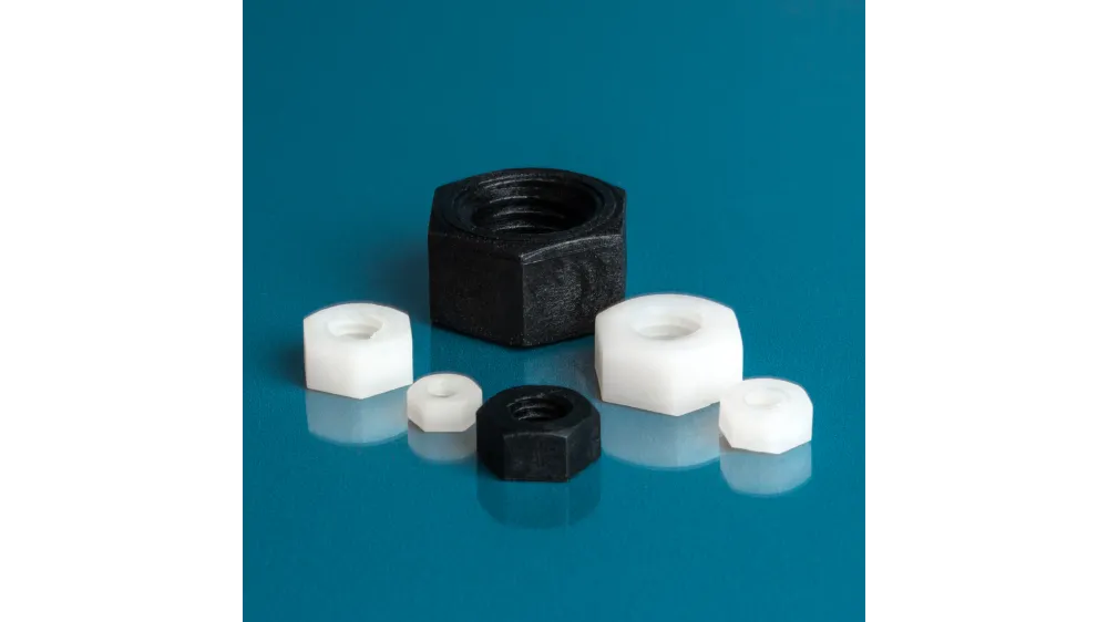 Nylon Glass Filled Hex Nuts - M5