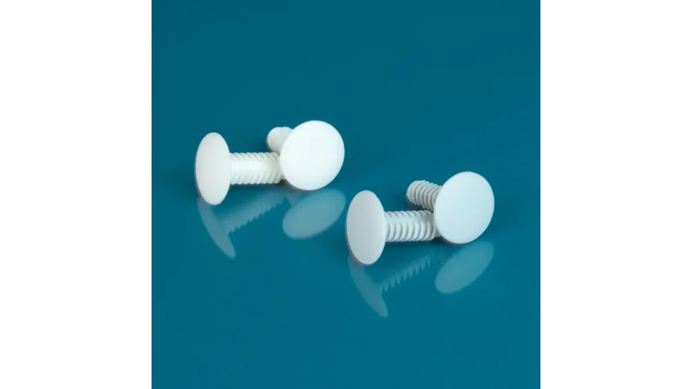 Nylon Serrated Fasteners - 7.5mm x 22mm