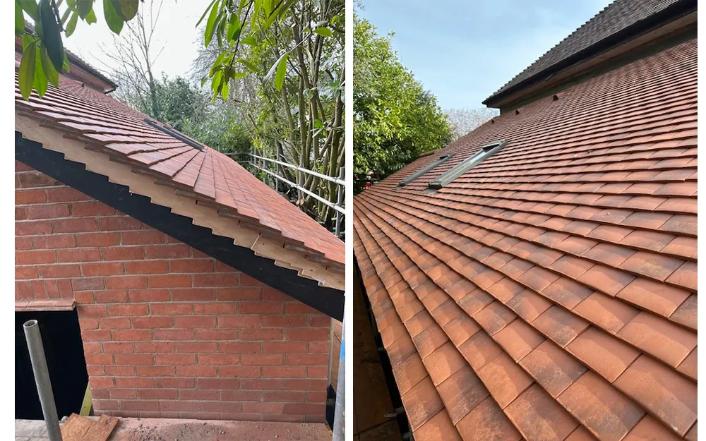 images of plain tiled pitched roof