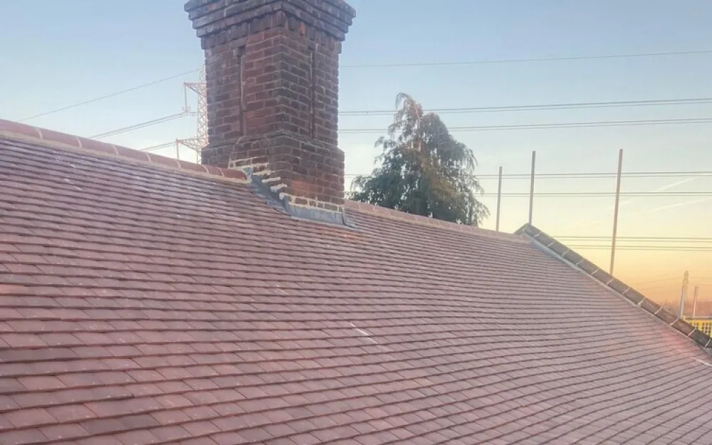 New Plain Tile Roof on Hethersett Cottages