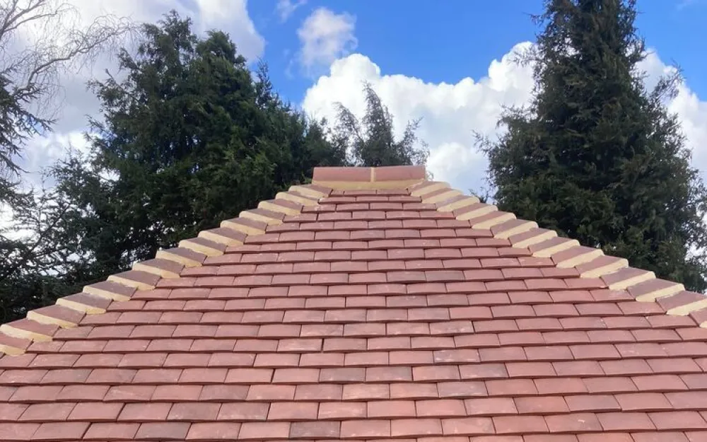 Plain tile roof installation for Norwich garage