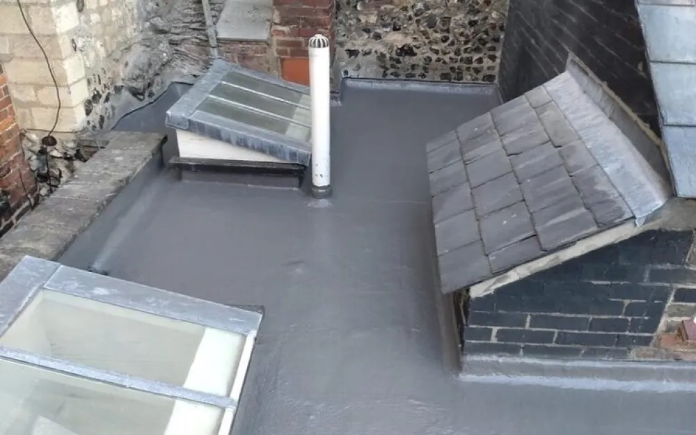 Polyroof Protect System after installation