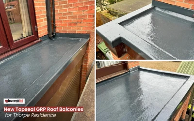 New Topseal GRP Roof Balconies for Thorpe Residence