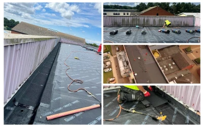 New Felt Roof for School Gym in Taverham
