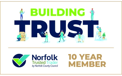 10 Years as a Norfolk Trusted Trader!