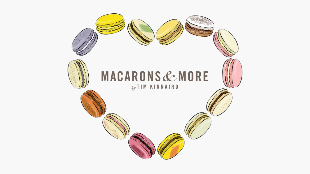 macarons in a heart shape