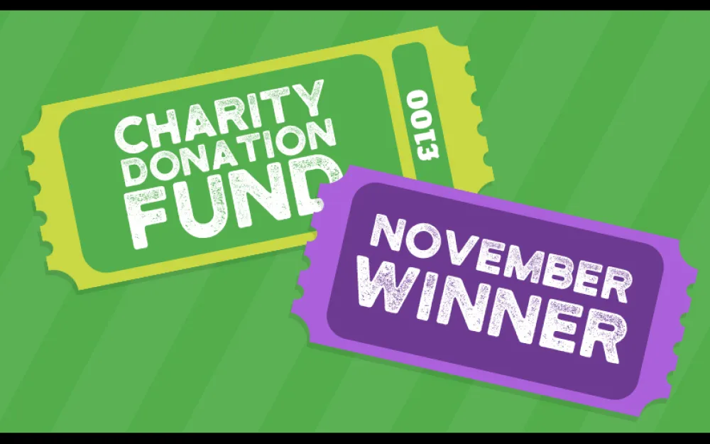 November donation charity winner